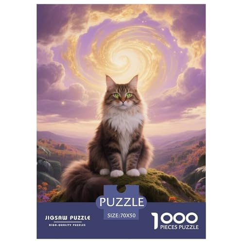 Maine Coon, 1000-Teile-Puzzlespiel, Abwechslungsreich Und Stimulierend, Perfekt Für Sammler Oder Familien, Ab 10 Jahren,Haustier Katze, 70x50cm/1000pcs Maine Coon, 1000-Teile-Puzzlespiel, Abwechslungsreich Und Stimulierend, Perfekt Für Sammler Oder Familien, Ab 10 Jahren,Haustier Katze, 70x50cm/1000pcs von QEVAWPAE