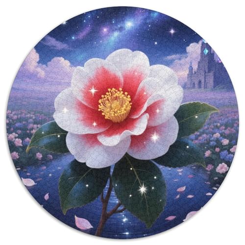 MedulenJaponicaKünstlerisches 1000-Teile Puzzle in Runder Form Mit, Ideal Für Puzzlefreunde Ab 14 1000pcs (67.5x67.5cm) von QEVAWPAE