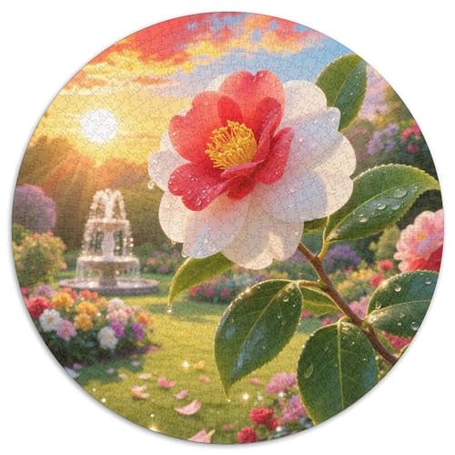 MedulenJaponicaKünstlerisches Rundpuzzle Mit, 1000 Teile Für Entspannte Stunden Allein Oder Im Team 1000pcs (67.5x67.5cm) von QEVAWPAE