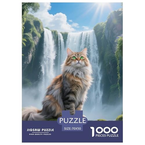 Oriental Longhair, 1000-Teile-Puzzle, Entspannende Und Anspruchsvolle Freizeitbeschäftigung, Wanddekoration, Ab 12 Jahren,Haustier Katze, 70x50cm/1000pcs Oriental Longhair, 1000-Teile-Puzzle, Entspannende Und Anspruchsvolle Freizeitbeschäftigung, Wanddekoration, Ab 12 Jahren,Haustier Katze, 70x50cm/1000pcs von QEVAWPAE