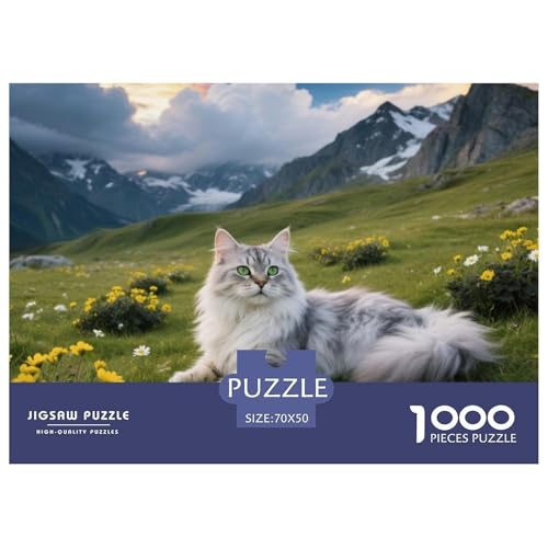 Oriental Longhair, 1000-Teile-Puzzlespiel, Fesselndes Und Kreatives Erlebnis, Ideal Für Zuhause Oder Als Geschenk, Ab 10 Jahren,Haustier Katze, 70x50cm/1000pcs Oriental Longhair, 1000-Teile-Puzzlespiel, Fesselndes Und Kreatives Erlebnis, Ideal Für Zuhause Oder Als Geschenk, Ab 10 Jahren,Haustier Katze, 70x50cm/1000pcs von QEVAWPAE