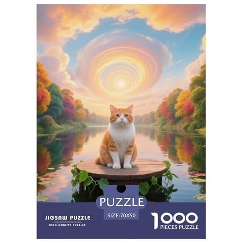 Scottish Fold, 1000-Teile-Puzzle, Kreative Herausforderung Für Geduldige, Ab 14 Jahren,Haustier Katze, 70x50cm/1000pcs Scottish Fold, 1000-Teile-Puzzle, Kreative Herausforderung Für Geduldige, Ab 14 Jahren,Haustier Katze, 70x50cm/1000pcs von QEVAWPAE