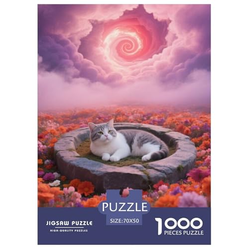 Scottish Fold, 1000-Teile-Puzzlespiel, Harmonische Und Entspannende Freizeit, Geeignet Für Die Ganze Familie, Ab 10 Jahren,Haustier Katze, 70x50cm/1000pcs Scottish Fold, 1000-Teile-Puzzlespiel, Harmonische Und Entspannende Freizeit, Geeignet Für Die Ganze Familie, Ab 10 Jahren,Haustier Katze, 70x50cm/1000pcs von QEVAWPAE