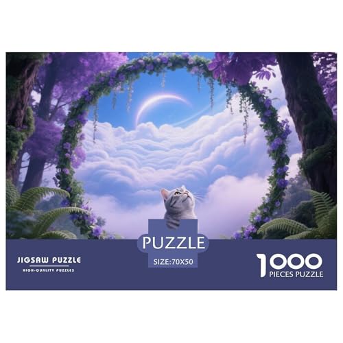 Scottish Fold, 1000-Teile-Puzzlespiel, Visuell Beeindruckendes Design, Sammlerstück, Ab 10 Jahren,Haustier Katze, 70x50cm/1000pcs Scottish Fold, 1000-Teile-Puzzlespiel, Visuell Beeindruckendes Design, Sammlerstück, Ab 10 Jahren,Haustier Katze, 70x50cm/1000pcs von QEVAWPAE