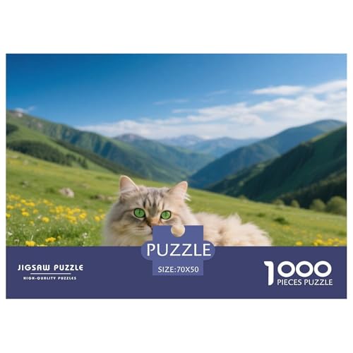 Selkirk Rex, 1000-Teile-Puzzle, Beruhigender Und Lohnender Zeitvertreib, Ideal Für Innendekoration, Ab 12 Jahren,Haustier Katze, 70x50cm/1000pcs Selkirk Rex, 1000-Teile-Puzzle, Beruhigender Und Lohnender Zeitvertreib, Ideal Für Innendekoration, Ab 12 Jahren,Haustier Katze, 70x50cm/1000pcs von QEVAWPAE