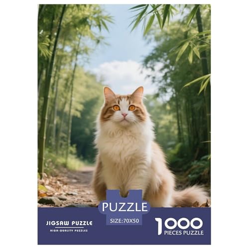 Serengeti, 1000-Teile-Puzzle, Beruhigender Und Lohnender Zeitvertreib, Ideal Für Innendekoration, Ab 12 Jahren,Haustier Katze, 70x50cm/1000pcs Serengeti, 1000-Teile-Puzzle, Beruhigender Und Lohnender Zeitvertreib, Ideal Für Innendekoration, Ab 12 Jahren,Haustier Katze, 70x50cm/1000pcs von QEVAWPAE