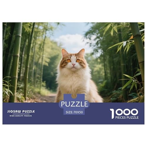 Serengeti, 1000-Teile-Puzzle, Fördert Geduld Und Konzentration, Geschenk Oder Dekoration, Ab 12 Jahren,Haustier Katze, 70x50cm/1000pcs Serengeti, 1000-Teile-Puzzle, Fördert Geduld Und Konzentration, Geschenk Oder Dekoration, Ab 12 Jahren,Haustier Katze, 70x50cm/1000pcs von QEVAWPAE