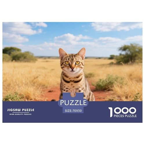 Serengeti, 1000-Teile-Puzzle, Unterhaltsames Gehirntraining Und Entspannung, Ideal Zum Einrahmen, Ab 12 Jahren,Haustier Katze, 70x50cm/1000pcs Serengeti, 1000-Teile-Puzzle, Unterhaltsames Gehirntraining Und Entspannung, Ideal Zum Einrahmen, Ab 12 Jahren,Haustier Katze, 70x50cm/1000pcs von QEVAWPAE