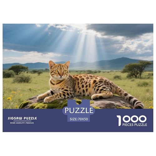 Serengeti, 1000-Teile-Puzzlespiel, Abwechslungsreich Und Stimulierend, Perfekt Für Sammler Oder Familien, Ab 10 Jahren,Haustier Katze, 70x50cm/1000pcs Serengeti, 1000-Teile-Puzzlespiel, Abwechslungsreich Und Stimulierend, Perfekt Für Sammler Oder Familien, Ab 10 Jahren,Haustier Katze, 70x50cm/1000pcs von QEVAWPAE