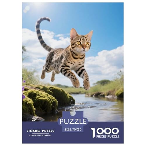 Serengeti, 1000-Teile-Puzzlespiel, Elegantes Und Sorgfältiges Design, Ideal Als Wandkunst Oder Für Sammler, Ab 8 Jahren,Haustier Katze, 70x50cm/1000pcs Serengeti, 1000-Teile-Puzzlespiel, Elegantes Und Sorgfältiges Design, Ideal Als Wandkunst Oder Für Sammler, Ab 8 Jahren,Haustier Katze, 70x50cm/1000pcs von QEVAWPAE