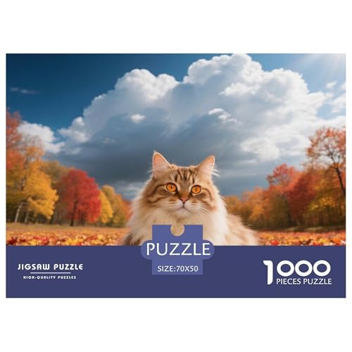 Serengeti, 1000-Teile-Puzzlespiel, Visuell Beeindruckendes Design, Sammlerstück, Ab 10 Jahren,Haustier Katze, 70x50cm/1000pcs Serengeti, 1000-Teile-Puzzlespiel, Visuell Beeindruckendes Design, Sammlerstück, Ab 10 Jahren,Haustier Katze, 70x50cm/1000pcs von QEVAWPAE