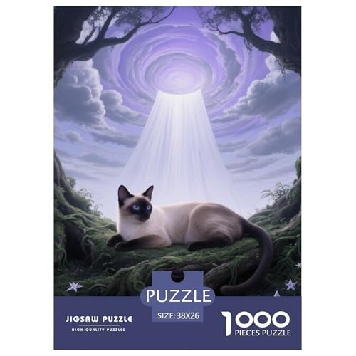Siamese, 1000-Teile-Puzzlespiel, Liebevoll Gestaltete Motive, Perfekt Für Familienabende, Ab 10 Jahren,Haustier Katze, 38x26cm/1000pcs Siamese, 1000-Teile-Puzzlespiel, Liebevoll Gestaltete Motive, Perfekt Für Familienabende, Ab 10 Jahren,Haustier Katze, 38x26cm/1000pcs von QEVAWPAE