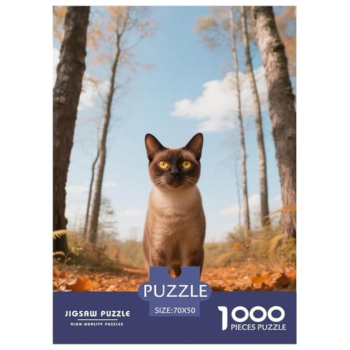 Singapura, 1000-Teile-Puzzlespiel, Visuelles Vergnügen Und Geistige Herausforderung, Ideal Zum Einrahmen, Ab 8 Jahren,Haustier Katze, 70x50cm/1000pcs Singapura, 1000-Teile-Puzzlespiel, Visuelles Vergnügen Und Geistige Herausforderung, Ideal Zum Einrahmen, Ab 8 Jahren,Haustier Katze, 70x50cm/1000pcs von QEVAWPAE