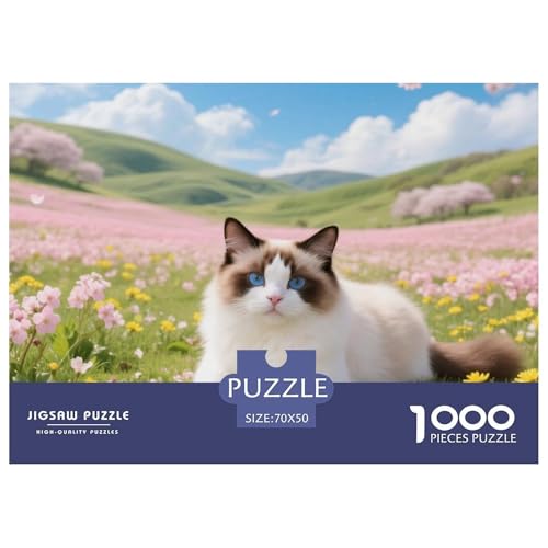 Snowshoe, 1000-Teile-Puzzle, Harmonische Verbindung Von Kunst Und Spiel, Ideal Zum Verschenken, Ab 14 Jahren,Haustier Katze, 70x50cm/1000pcs Snowshoe, 1000-Teile-Puzzle, Harmonische Verbindung Von Kunst Und Spiel, Ideal Zum Verschenken, Ab 14 Jahren,Haustier Katze, 70x50cm/1000pcs von QEVAWPAE