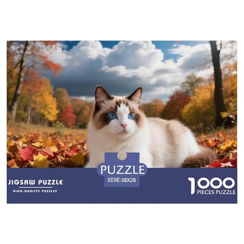 Snowshoe, 1000-Teile-Puzzlespiel, Spannende Herausforderung Für Die Ganze Familie, Ideal Für Heimdekoration, Ab 10 Jahren,Haustier Katze, 38x26cm/1000pcs Snowshoe, 1000-Teile-Puzzlespiel, Spannende Herausforderung Für Die Ganze Familie, Ideal Für Heimdekoration, Ab 10 Jahren,Haustier Katze, 38x26cm/1000pcs von QEVAWPAE