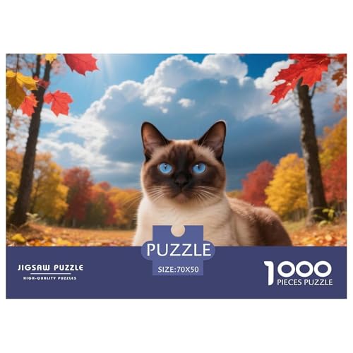 Tonkinese, 1000-Teile-Puzzlespiel, Spannende Herausforderung Für Die Ganze Familie, Ideal Für Heimdekoration, Ab 10 Jahren,Haustier Katze, 70x50cm/1000pcs Tonkinese, 1000-Teile-Puzzlespiel, Spannende Herausforderung Für Die Ganze Familie, Ideal Für Heimdekoration, Ab 10 Jahren,Haustier Katze, 70x50cm/1000pcs von QEVAWPAE