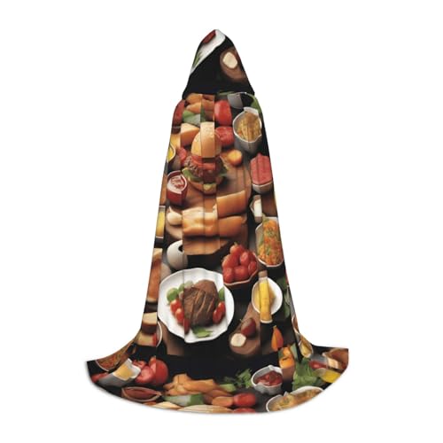 Delicious Feast Kapuzenumhang S für Teenager Langer Umhang Cosplay Maskerade Bühnenkostüm Comic-Con Karneval Rollenspiel Delicious Feast Kapuzenumhang S für Teenager Langer Umhang Cosplay Maskerade Bühnenkostüm Comic-Con Karneval Rollenspiel von QHZLY