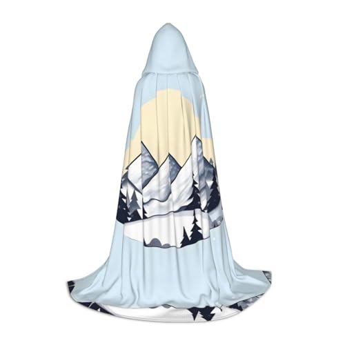 QHZLY 110 cm - 170 cm, weißer Umhang mit Kapuze, Größe L, für Festival, Cosplay, Maskerade, Bühne und Themenparty QHZLY 110 cm - 170 cm, weißer Umhang mit Kapuze, Größe L, für Festival, Cosplay, Maskerade, Bühne und Themenparty von QHZLY