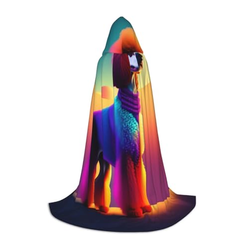QHZLY 110 cm – 170 cm Kapuzenumhang mit Welpe, Größe L, für Festival, Cosplay, Maskerade, Bühne und Themenparty QHZLY 110 cm – 170 cm Kapuzenumhang mit Welpe, Größe L, für Festival, Cosplay, Maskerade, Bühne und Themenparty von QHZLY