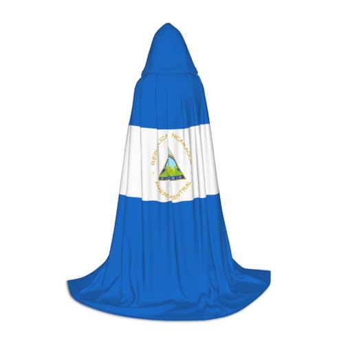 QHZLY 110 cm - 170 cm großer Umhang mit Kapuze von Nicaragua, Größe S, für Festival, Cosplay, Maskerade, Bühne und Themenparty von QHZLY