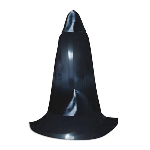 QHZLY AnEerieEvening Kapuzenumhang M für Teenager Langer Umhang Cosplay Maskerade Bühnenkostüm Comic-Con Karneval Rollenspiel von QHZLY