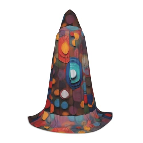 QHZLY Artistic Wonder Kapuzenumhang M für Teenager Langer Umhang Cosplay Maskerade Bühnenkostüm Comic-Con Karneval Rollenspiel von QHZLY
