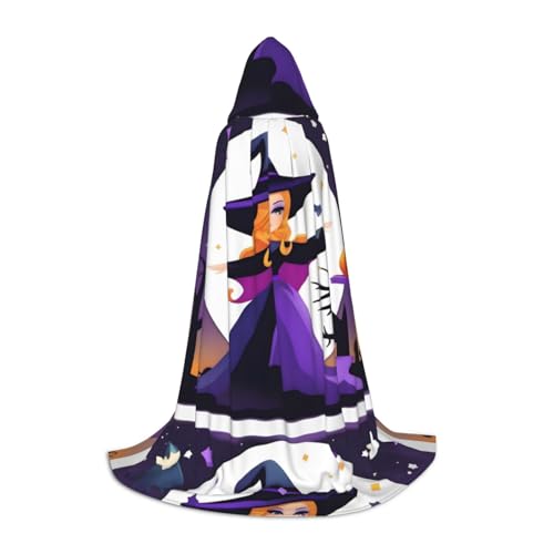 QHZLY BewitchedBash Kapuzenumhang L für Teenager Langer Umhang Cosplay Maskerade Bühnenkostüm Comic-Con Karneval Rollenspiel von QHZLY