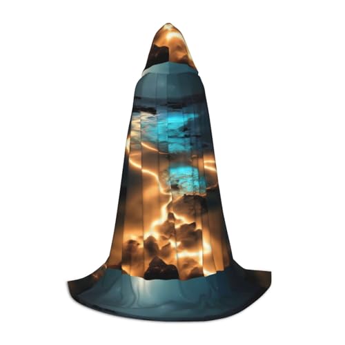 QHZLY Blick unter dem Mond Kapuzenumhang L für Teenager Langer Umhang Cosplay Maskerade Bühnenkostüm Comic-Con Karneval Rollenspiel QHZLY Blick unter dem Mond Kapuzenumhang L für Teenager Langer Umhang Cosplay Maskerade Bühnenkostüm Comic-Con Karneval Rollenspiel von QHZLY