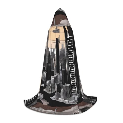 QHZLY Dystopian World Kapuzenumhang S für Teenager Langer Umhang Cosplay Maskerade Bühnenkostüm Comic-Con Karneval Rollenspiel QHZLY Dystopian World Kapuzenumhang S für Teenager Langer Umhang Cosplay Maskerade Bühnenkostüm Comic-Con Karneval Rollenspiel von QHZLY