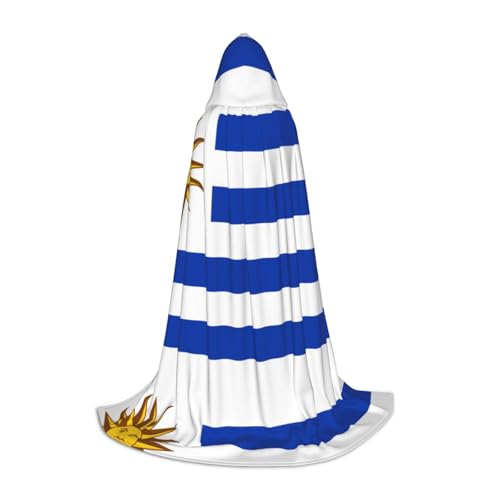 QHZLY Flagge Uruguay Kapuzenumhang M für Teenager Langer Umhang Cosplay Maskerade Bühnenkostüm Comic-Con Karneval Rollenspiel QHZLY Flagge Uruguay Kapuzenumhang M für Teenager Langer Umhang Cosplay Maskerade Bühnenkostüm Comic-Con Karneval Rollenspiel von QHZLY