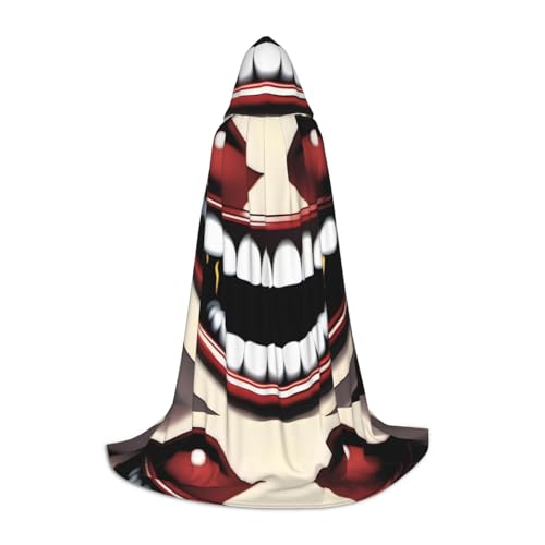 QHZLY GhoulishGrins Kapuzenumhang M für Teenager Langer Umhang Cosplay Maskerade Bühnenkostüm Comic-Con Karneval Rollenspiel QHZLY GhoulishGrins Kapuzenumhang M für Teenager Langer Umhang Cosplay Maskerade Bühnenkostüm Comic-Con Karneval Rollenspiel von QHZLY