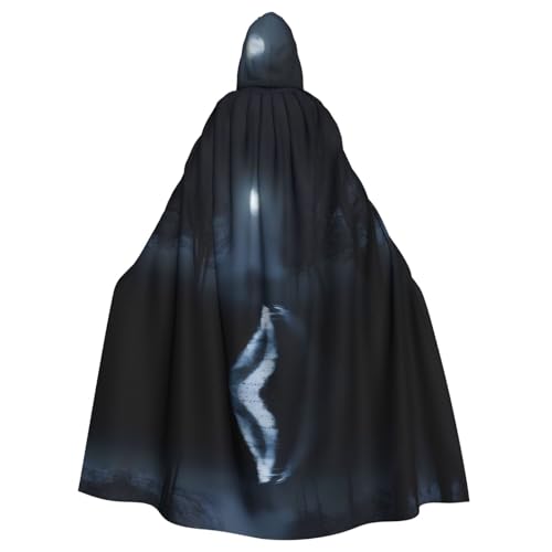 QHZLY Halloween AnEerieEvening Kapuzenumhang für Erwachsene, Cosplay-Kostüm für Maskerade, Mottoparty, Bühnenaufführung QHZLY Halloween AnEerieEvening Kapuzenumhang für Erwachsene, Cosplay-Kostüm für Maskerade, Mottoparty, Bühnenaufführung von QHZLY
