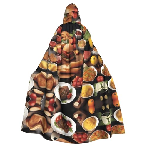 QHZLY Halloween Delicious Feast Kapuzenumhang Erwachsenenkostüm für Maskerade, Mottoparty, Bühnenaufführung QHZLY Halloween Delicious Feast Kapuzenumhang Erwachsenenkostüm für Maskerade, Mottoparty, Bühnenaufführung von QHZLY