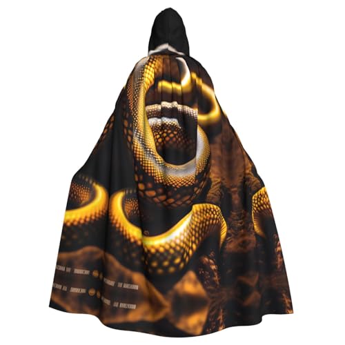 QHZLY Halloween Serpiente enplumada Kapuzenumhang Erwachsenenkostüm Cosplay Kostüm für Maskerade, Themenparty, Bühnenaufführung QHZLY Halloween Serpiente enplumada Kapuzenumhang Erwachsenenkostüm Cosplay Kostüm für Maskerade, Themenparty, Bühnenaufführung von QHZLY