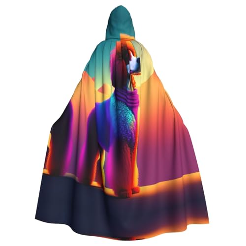 QHZLY Halloween-Welpe mit Kapuze für Erwachsene, Cosplay-Kostüm für Maskerade, Mottoparty, Bühnenaufführung QHZLY Halloween-Welpe mit Kapuze für Erwachsene, Cosplay-Kostüm für Maskerade, Mottoparty, Bühnenaufführung von QHZLY