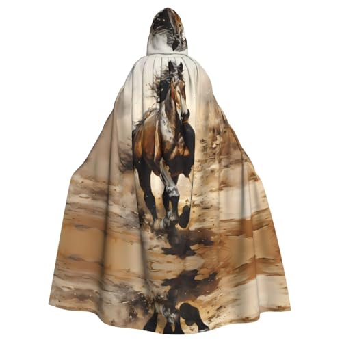 QHZLY Halloween Westernpferd Kapuzenumhang Erwachsene Cosplay Kostüm für Maskerade, Mottoparty, Bühnenauftritt QHZLY Halloween Westernpferd Kapuzenumhang Erwachsene Cosplay Kostüm für Maskerade, Mottoparty, Bühnenauftritt von QHZLY