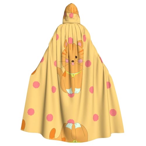 QHZLY Niedliches Halloween-Kätzchen-Kostüm mit Kapuze, für Erwachsene, Cosplay-Kostüm für Maskerade, Mottoparty, Bühnenaufführung QHZLY Niedliches Halloween-Kätzchen-Kostüm mit Kapuze, für Erwachsene, Cosplay-Kostüm für Maskerade, Mottoparty, Bühnenaufführung von QHZLY