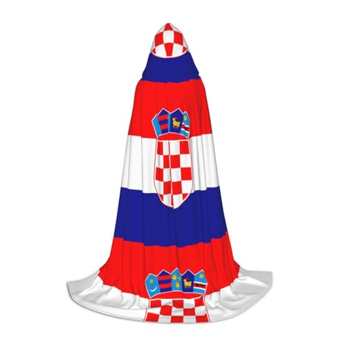 QHZLY Republik Kroatien Flagge Kapuzenumhang L für Jugendliche Langer Umhang Cosplay Maskerade Bühnenkostüm Comic-Con Karneval Rollenspiel QHZLY Republik Kroatien Flagge Kapuzenumhang L für Jugendliche Langer Umhang Cosplay Maskerade Bühnenkostüm Comic-Con Karneval Rollenspiel von QHZLY