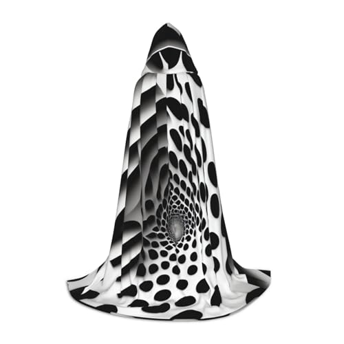 QHZLY Rotation Illusion Kapuzenumhang S für Teenager Langer Umhang Cosplay Maskerade Bühnenkostüm Comic-Con Karneval Rollenspiel von QHZLY