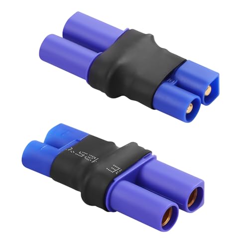 QIANRENON EC3 auf EC5 RC Akku ESC Adapter 25A EC3 Stecker auf EC5 Buchse Modellbau Lipo Battery Anschluss Vergoldeter EC3 Plug to EC5 Socket Konverter, für Modellflug Li Ion Drohne, 2Pcs QIANRENON EC3 auf EC5 RC Akku ESC Adapter 25A EC3 Stecker auf EC5 Buchse Modellbau Lipo Battery Anschluss Vergoldeter EC3 Plug to EC5 Socket Konverter, für Modellflug Li Ion Drohne, 2Pcs von QIANRENON