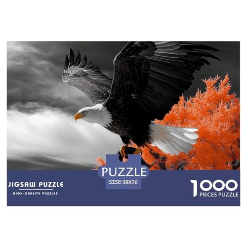 Adler 1000 Teile Unmöglich Puzzles Ab 14 Jahren, Teile Passen Perfekt Zusammen, Geschicklichkeitsspiel, Perfekt Für Spieleabende, Pädagogisches 38x26cm/1000pcs von QIAVXZIP