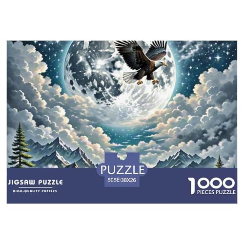 Adler 1000 Teile Unmöglich Puzzles Tier, Teile Passen Perfekt Zusammen, Geschicklichkeitsspiel, Premium Quality, Stressabbau-Spielzeug 38x26cm/1000pcs Adler 1000 Teile Unmöglich Puzzles Tier, Teile Passen Perfekt Zusammen, Geschicklichkeitsspiel, Premium Quality, Stressabbau-Spielzeug 38x26cm/1000pcs von QIAVXZIP