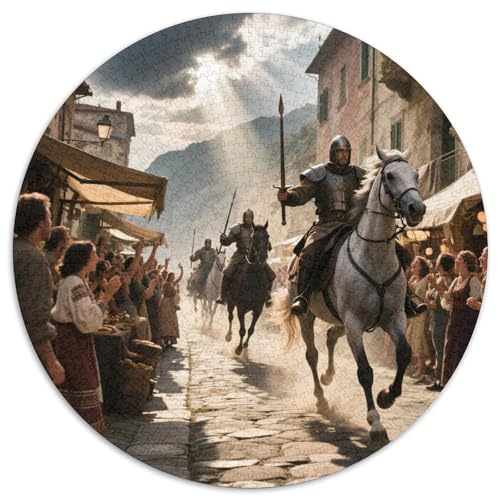 Amalfiküste 1000 Teile Puzzle Rundpuzzle Schwieriges Großes Stressabbau-Spielzeug Für Erwachsene Und Kinder 1000pcs (67.5x67.5cm) von QIAVXZIP