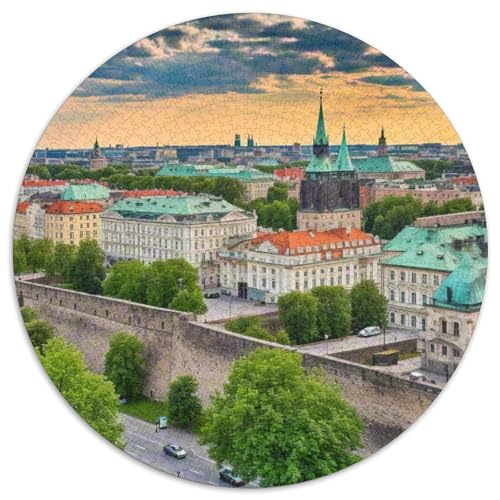 Berliner Mauer 1000 PCS Puzzle Rundes Puzzle Schwieriges Großes Stressabbau-Spielzeug Geeignet 1000pcs (67.5x67.5cm) von QIAVXZIP