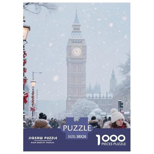 Big Ben, Großbritannien 1000 Teile Klassische Puzzle, Familien, Teile Passen Perfekt Zusammen, Geschicklichkeitsspiel, Premium Quality, Stressabbau-Spielzeug 38x26cm/1000pcs Big Ben, Großbritannien 1000 Teile Klassische Puzzle, Familien, Teile Passen Perfekt Zusammen, Geschicklichkeitsspiel, Premium Quality, Stressabbau-Spielzeug 38x26cm/1000pcs von QIAVXZIP