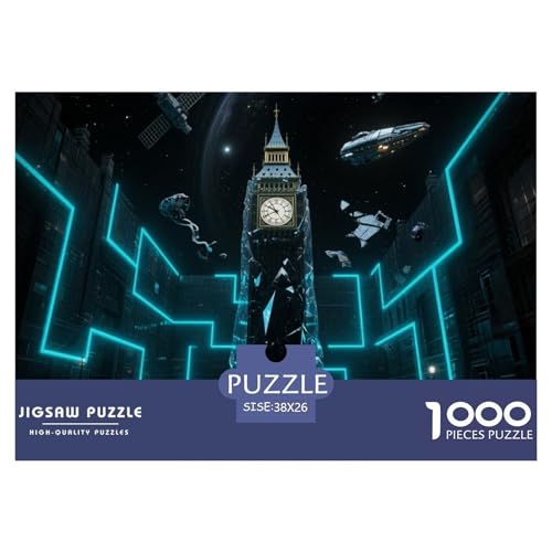 Big Ben, Großbritannien 1000 Teile Klassische Puzzle, Teile Passen Perfekt Zusammen, Geschicklichkeitsspiel, Perfekt Für Spieleabende, Stressabbau-Spielzeug 38x26cm/1000pcs Big Ben, Großbritannien 1000 Teile Klassische Puzzle, Teile Passen Perfekt Zusammen, Geschicklichkeitsspiel, Perfekt Für Spieleabende, Stressabbau-Spielzeug 38x26cm/1000pcs von QIAVXZIP