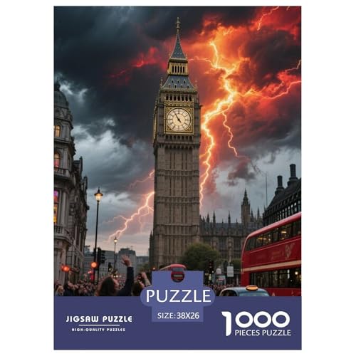Big Ben, Großbritannien 1000 Teile Unmöglich Puzzles, Teile Passen Perfekt Zusammen, Geschicklichkeitsspiel, Premium Quality, Stressabbau-Spielzeug 38x26cm/1000pcs Big Ben, Großbritannien 1000 Teile Unmöglich Puzzles, Teile Passen Perfekt Zusammen, Geschicklichkeitsspiel, Premium Quality, Stressabbau-Spielzeug 38x26cm/1000pcs von QIAVXZIP