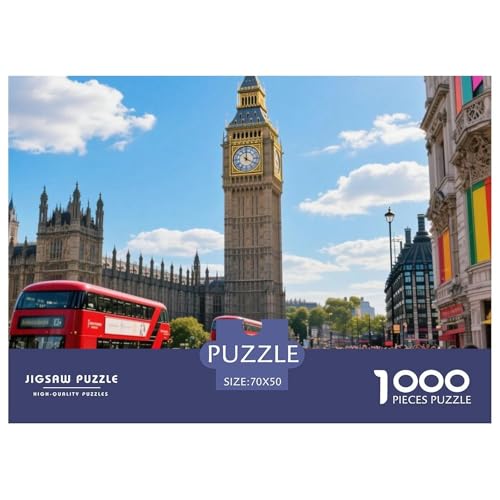 Big Ben, Großbritannien 1000 Teile Unmöglich Puzzles, Teile Passen Perfekt Zusammen, Geschicklichkeitsspiel, Premium Quality, Stressabbau-Spielzeug 70x50cm/1000pcs Big Ben, Großbritannien 1000 Teile Unmöglich Puzzles, Teile Passen Perfekt Zusammen, Geschicklichkeitsspiel, Premium Quality, Stressabbau-Spielzeug 70x50cm/1000pcs von QIAVXZIP