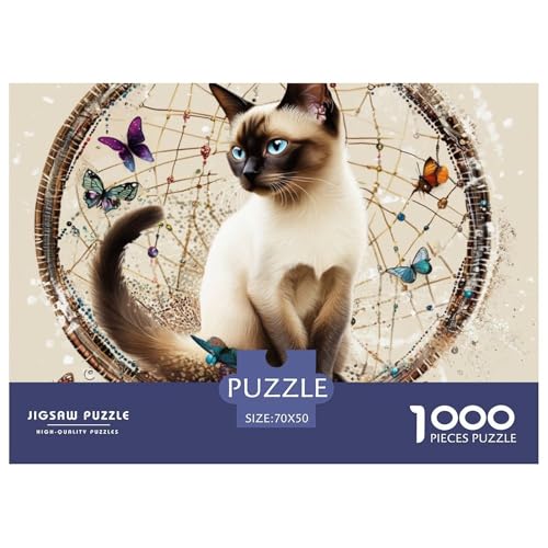 Birman 1000 Teile Unmöglich Puzzles Für Erwachsene Und Kinder, Teile Passen Perfekt Zusammen, Geschicklichkeitsspiel, Premium Quality, Stressabbau-Spielzeug 70x50cm/1000pcs von QIAVXZIP