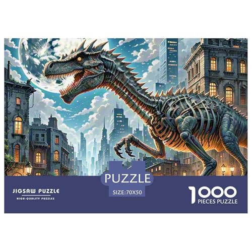 Bone Dragon Skimming Nacht 1000 Teile Unmöglich Puzzles Und Kinder, Teile Passen Perfekt Zusammen, Geschicklichkeitsspiel, Perfekt Für Spieleabende, Stressabbau-Spielzeug 70x50cm/1000p Bone Dragon Skimming Nacht 1000 Teile Unmöglich Puzzles Und Kinder, Teile Passen Perfekt Zusammen, Geschicklichkeitsspiel, Perfekt Für Spieleabende, Stressabbau-Spielzeug 70x50cm/1000p von QIAVXZIP